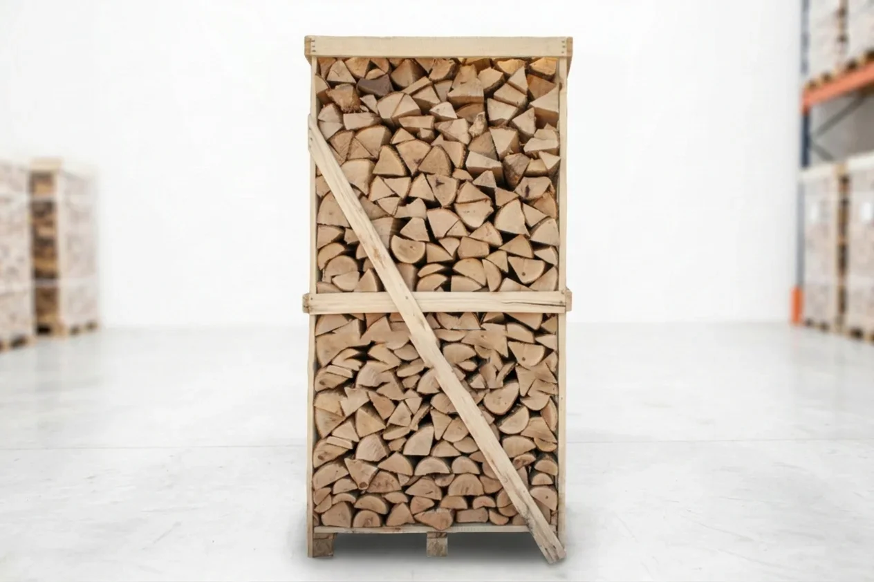Brennholz Palette – Eiche – 25 cm – kammergetrocknet – 2 RM